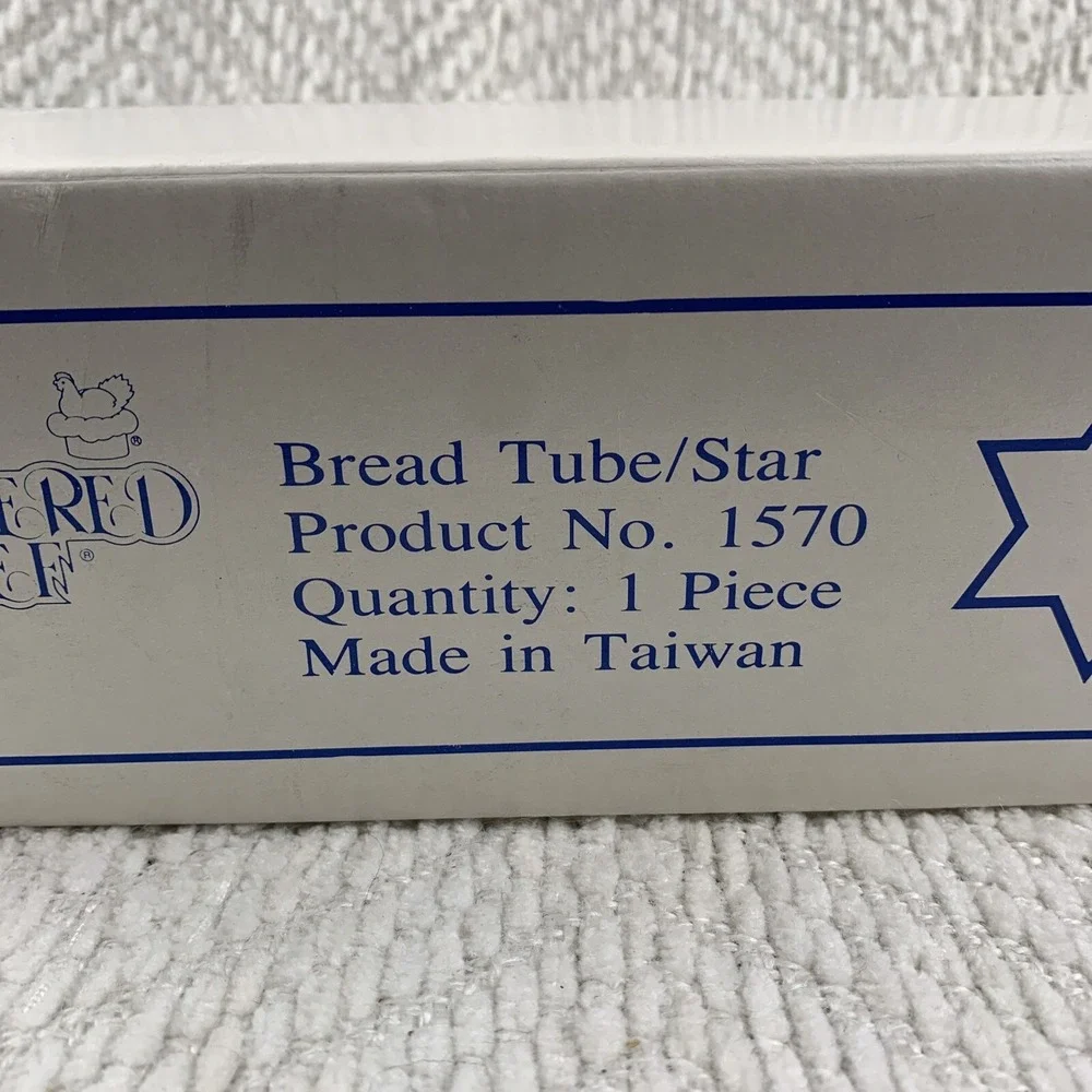 The Pampered Chef Bread Tube Star Shape Loaf Mold New In Box‎ # 1570